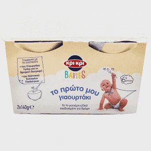 Κρι Κρι Babies Γιαούρτι Παιδικό 2x140gr