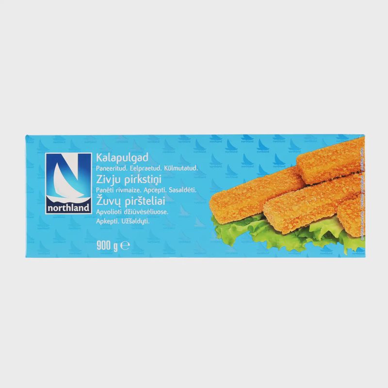 Šaldyti žuvų piršteliai NORTHLAND, 900 g
