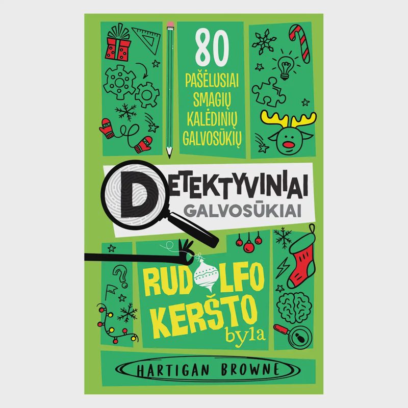 Knyga DETEKTYVINIAI GALVOSŪKIAI