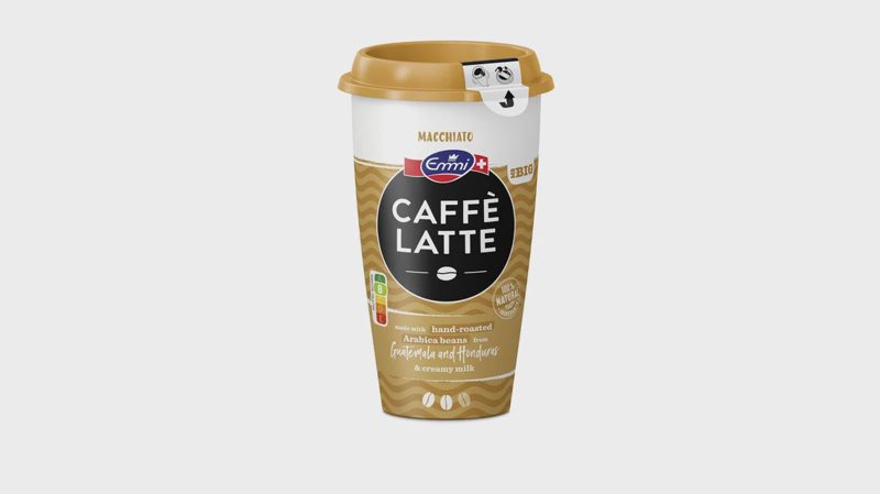 Caffè latte macchiato don't just watch the game be part of it!