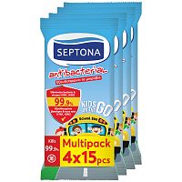 Septona Kids On The Go Multipack 4x15τεμ