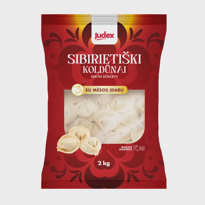 Šald. SIBIRIETIŠKI koldūnai su mėsos įd., 2kg