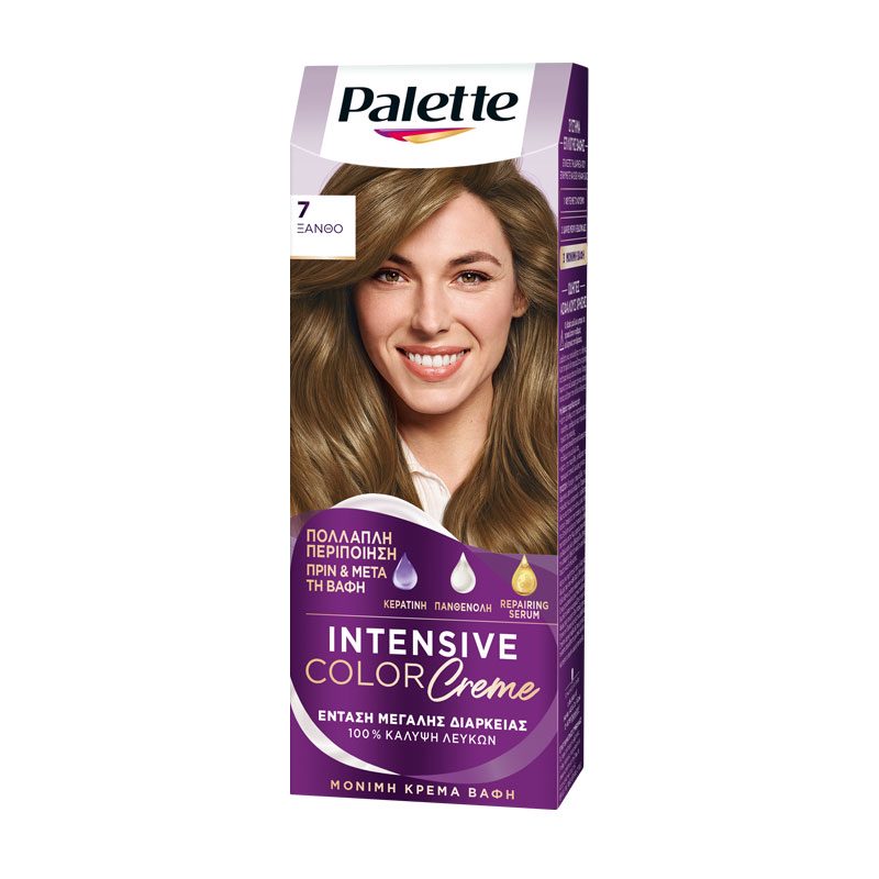 Schwarzkopf Palette Intensive Color Creme Semi-Set Permanent Hair Color Dark Blond No.7 110 ml