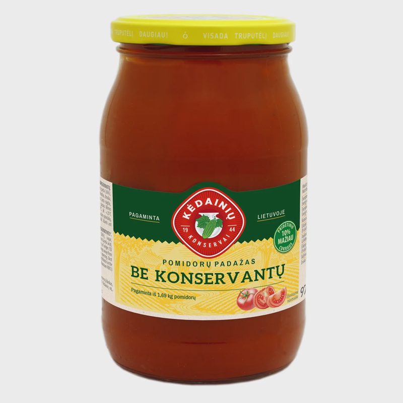 Pomidorų padažas be konservantų KKF, 970 g