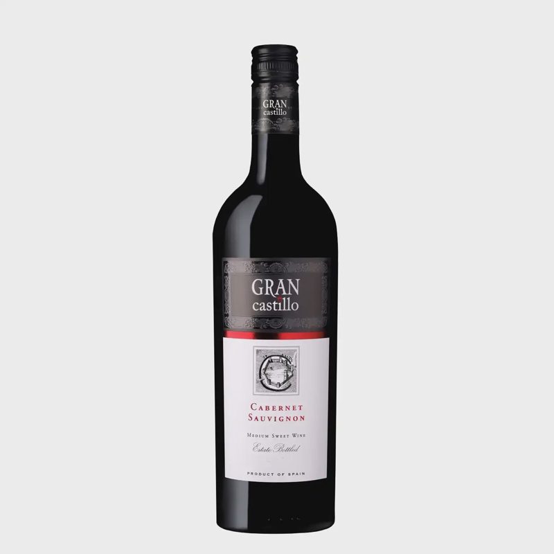 Raud. vynas GRAN CASTILLO CABERNET, 12%,0,75l