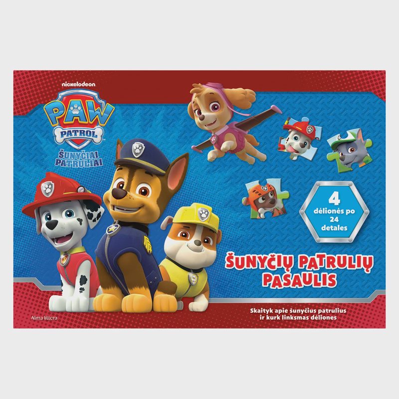 Knyga ŠUNYČ. PATRUL. PASAUL. DĖLION. KN.