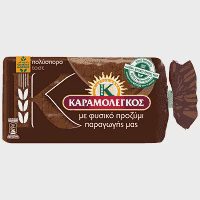 Καραμολέγκος Ψωμί Τοστ Πολύσπορο Ολικής Άλεσης 340gr