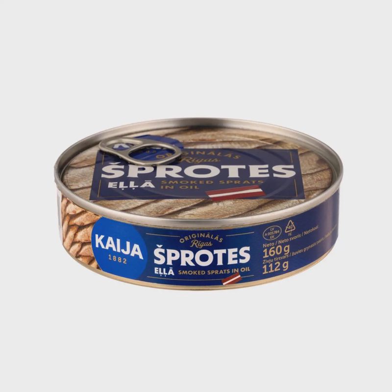 Šprotai aliejuje KAJA, 160 g