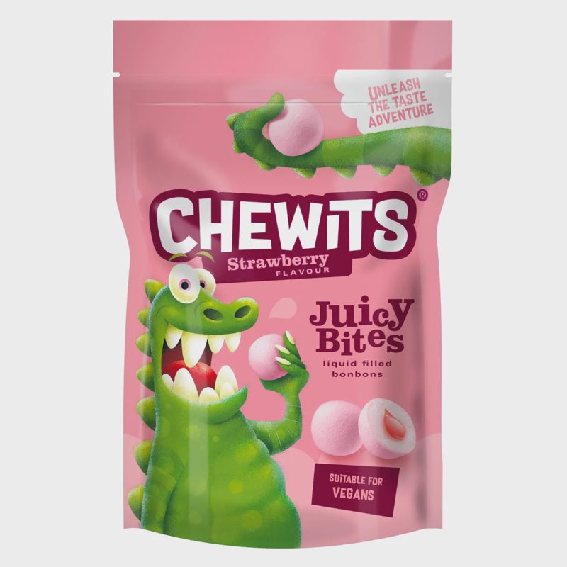 Braškių sk. kramt. sald. CHEWITS JUICY, 115 g