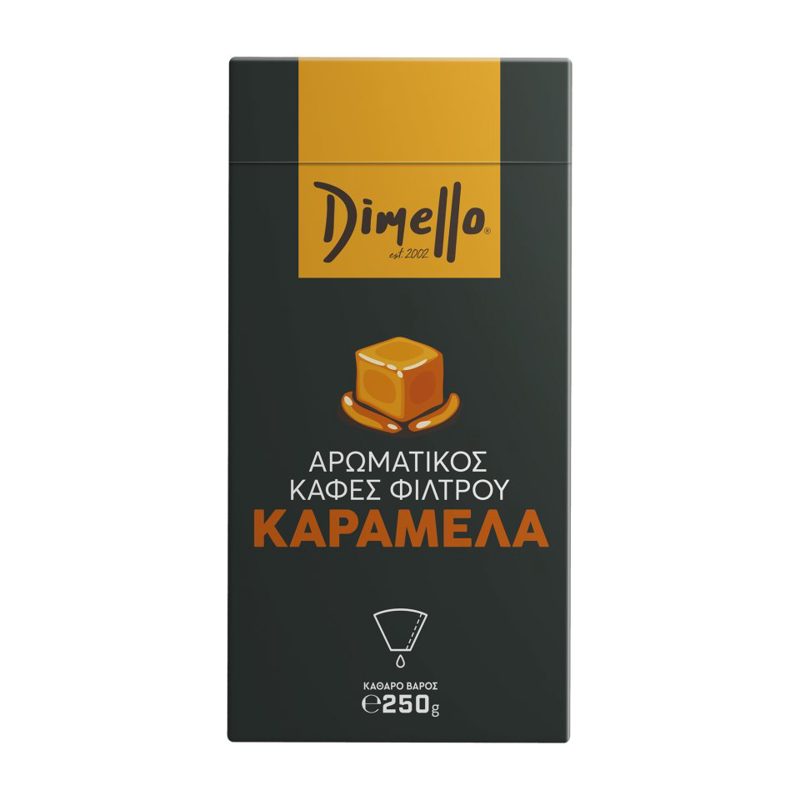 Dimello Καφές Φίλτρου Φουντουκιού 250gr
