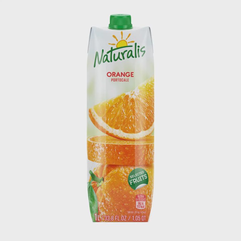 Gaiv. gėrimas su apelsinų sult. NATURALIS, 1l