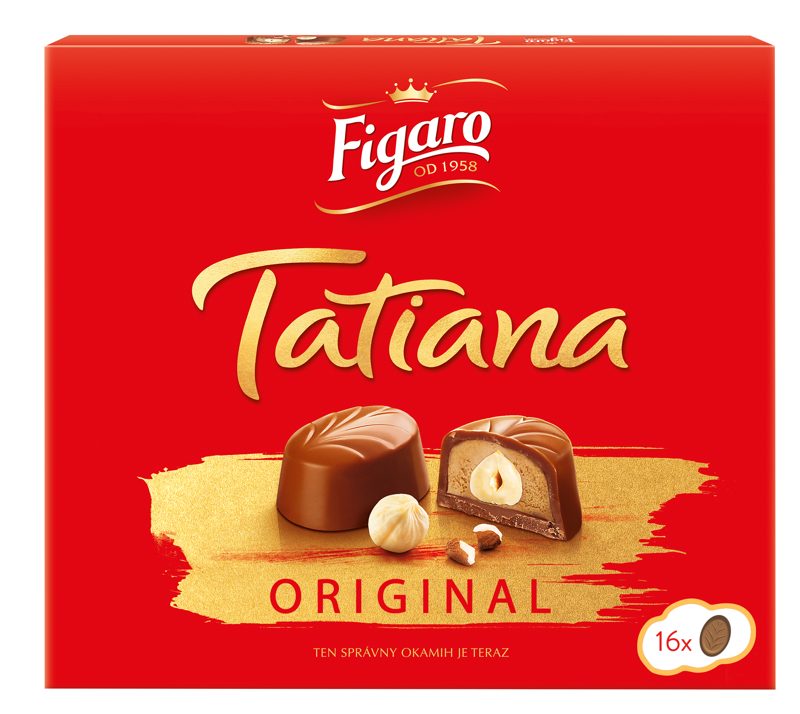 Figaro bonboniéra Tatiana, mléčná čokoláda 172g