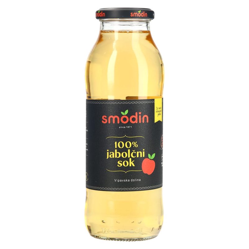 100% JABOLČNI SOK BISTRI, SMODIN, 0,7L