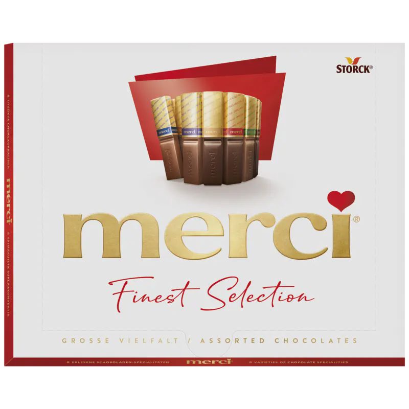 Merci Crispy assortiišokolaad krõbeda - mandliga 250g