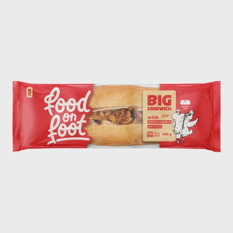 Sumuštinis su vištienos kebabu BIG, 240 g