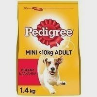 Pedigree Ξηρά Τροφή Σκύλου Mini Μοσχάρι & Λαχανικά 1,4kg