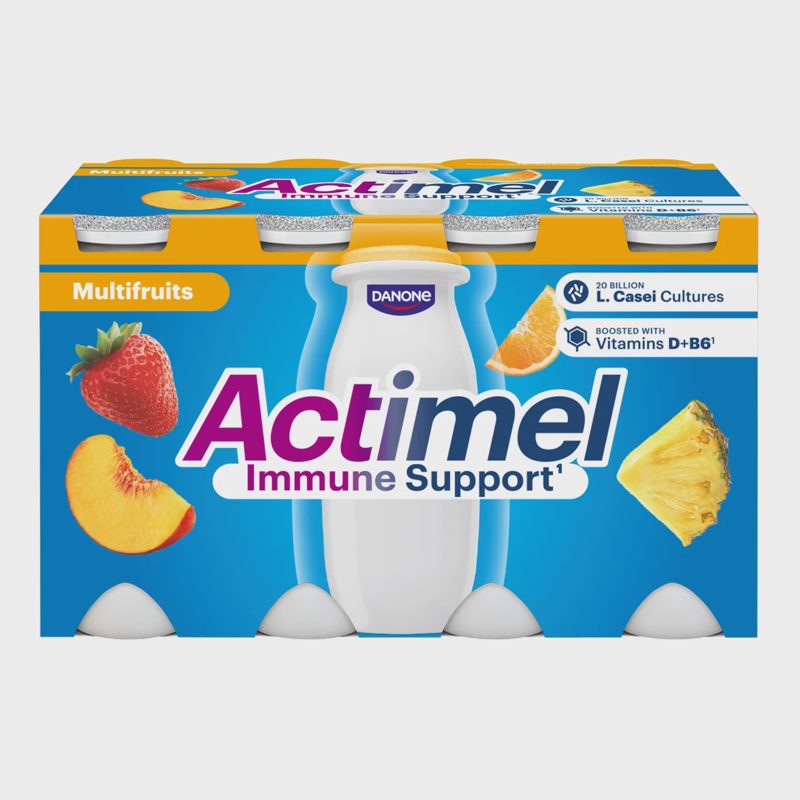 Vaisinis jogurto gėrimas ACTIMEL, 8 x 100 g