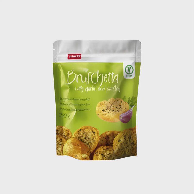 Brusketa su česnakais ir petraž. RIMI, 150g