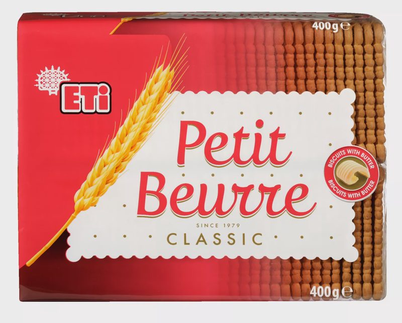 Бисквити Petit Beurre различни видове