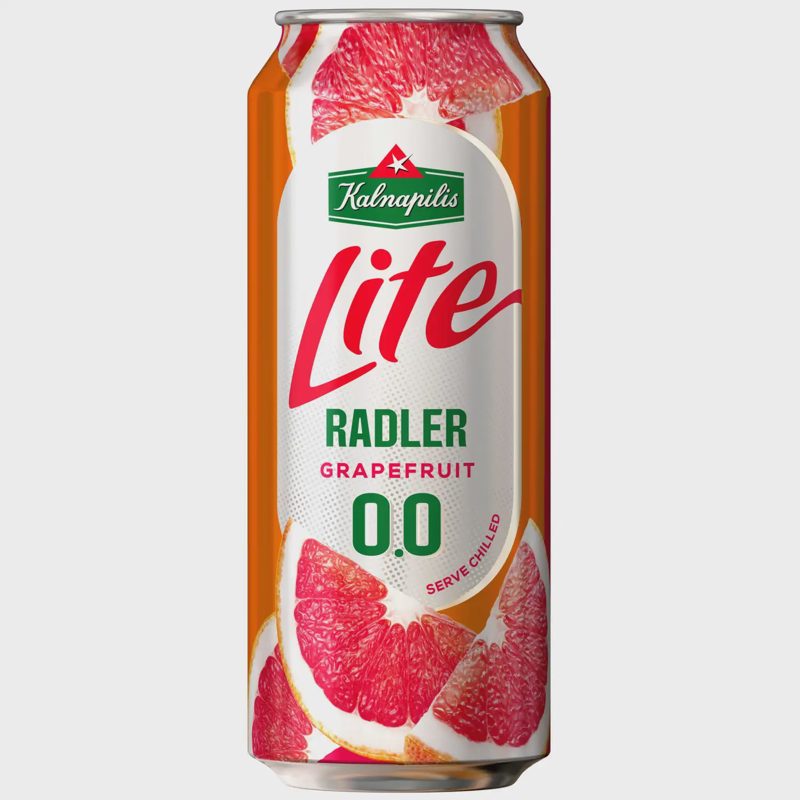 Nealk.alaus kokt.KALNAPILIS LITE GRAP., 0,5 l