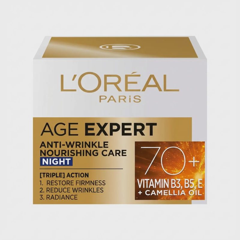 Naktinis veido kremas 70+ AGE EXPERT, 50 ml