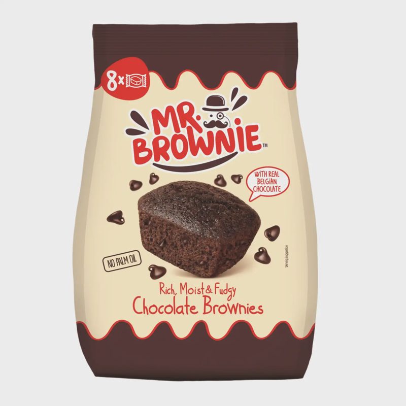 Keksiukai su belg. šokol. MR BROWNIE, 200 g