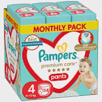 Pampers Premium Pants 114τεμ Nο4