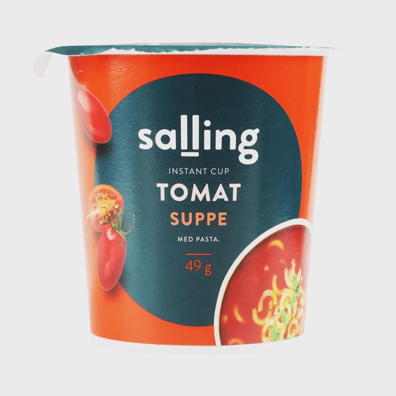 Pomidorų sriuba su makaronais SALLING, 49 g