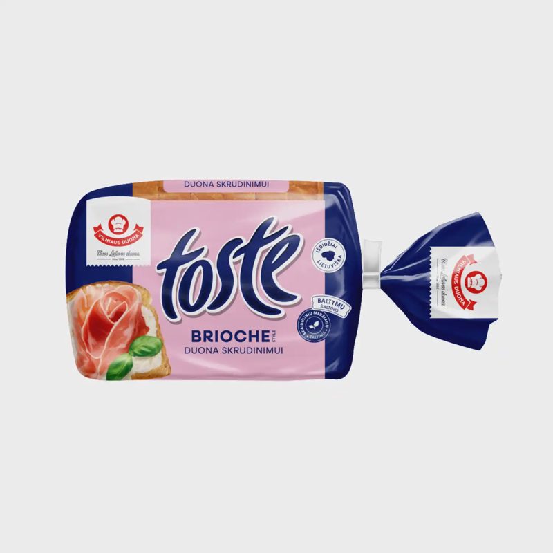 Duona skrudinimui TOSTE BRIOCHE STYLE, 320 g