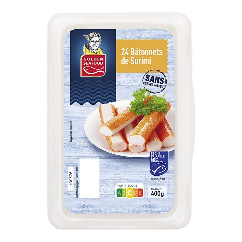 24 bâtonnets de surimi