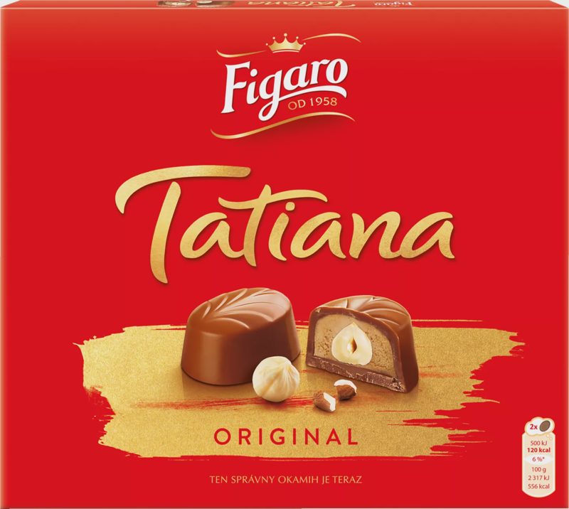 Figaro bonboniéra Tatiana, mléčná čokoláda 172g
