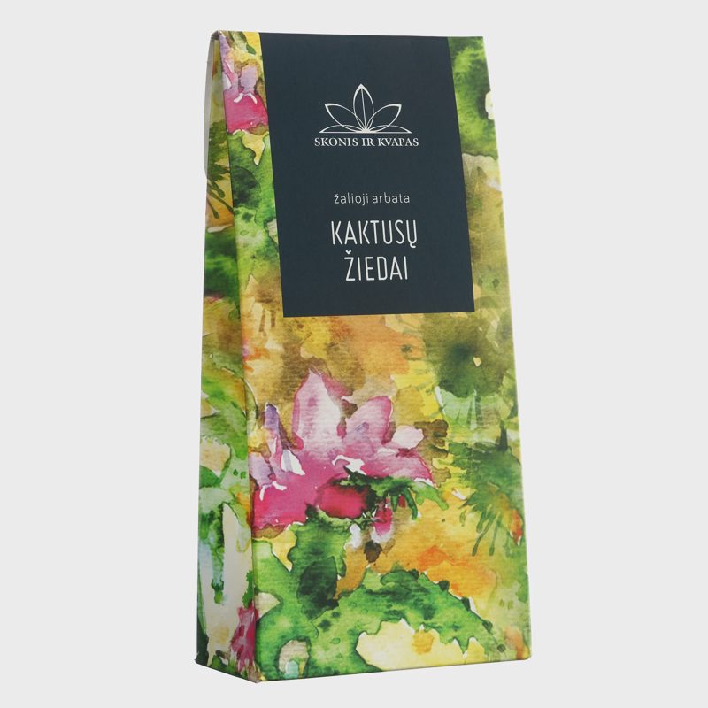 Žalioji arbata KAKTUSŲ ŽIEDAI, 70 g