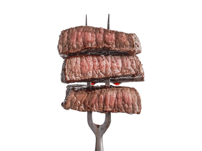 Frisches Hüftsteak vom Rind