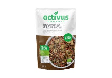 Ekologiškas grikių patiekalas ACTIVUS, 250 g