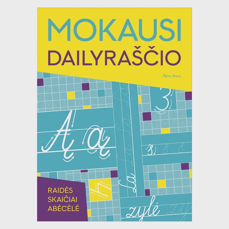 Spalvinimo knyga MOKAUSI DAILYRAŠČIO