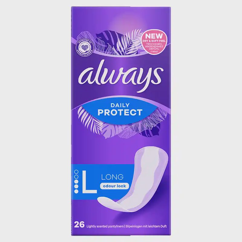 Always Dailies Σερβιετάκια Extra Protect Large 26τεμ.