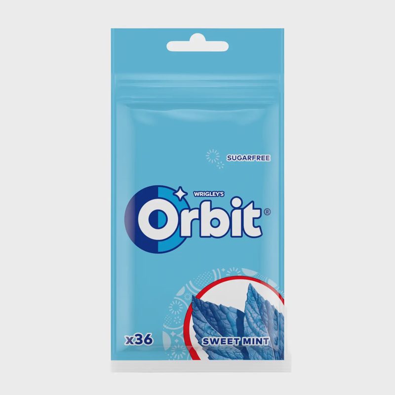 Kramtomoji guma ORBIT SWEET MINT, 50 g