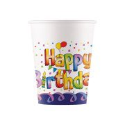 DECORATA Ποτήρια Χάρτινα Dots 200ml 8τεμ