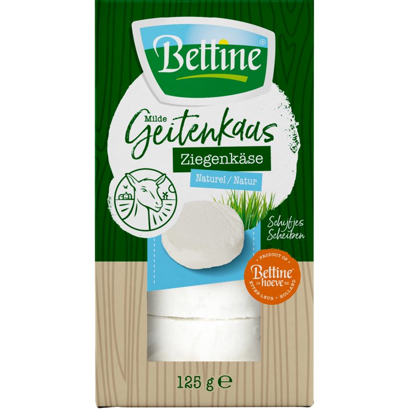 Bettine Geitenkaas naturel schijfjes