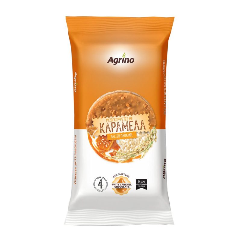 Agrino Ρυζογκοφρέτες Καραμέλα Χωρίς Γλουτένη 70gr