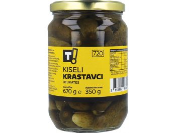 T! Kiseli krastavci Delikates 670 g