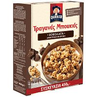 Quaker Τραγανές Μπουκιές Σοκολάτα Υγείας 450g