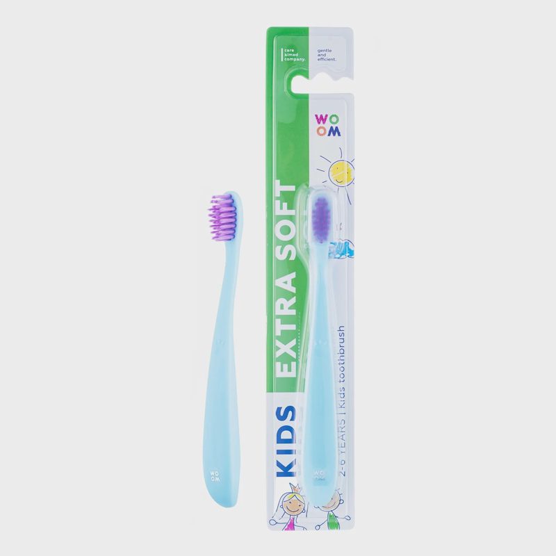 Dantų šepetėlis WOOM Kids Extra Soft