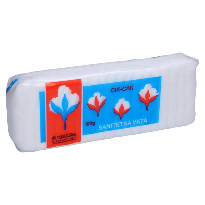 Tosama Cik-cak pamučna vata 100 g