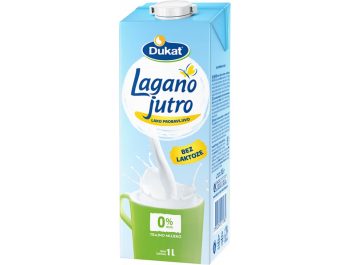 Dukat Lagano jutro Mlijeko bez laktoze 0 % m.m. 1 L