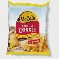 McCain Crinkle Σγουρές Πατάτες Κατεψυγμένες 750gr