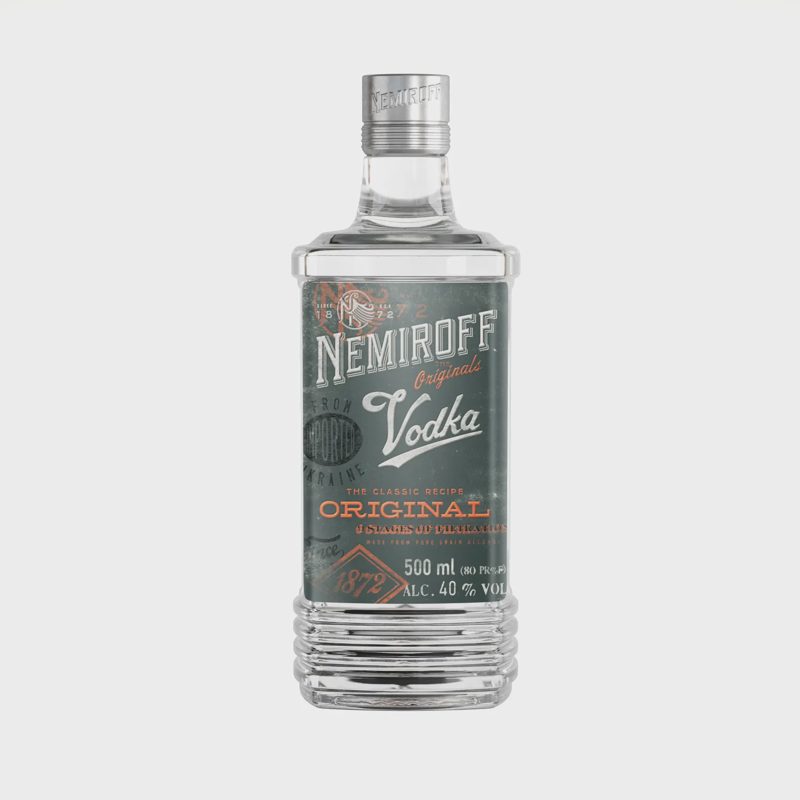 Degtinė NEMIROFF Original, 40%, 0,5l