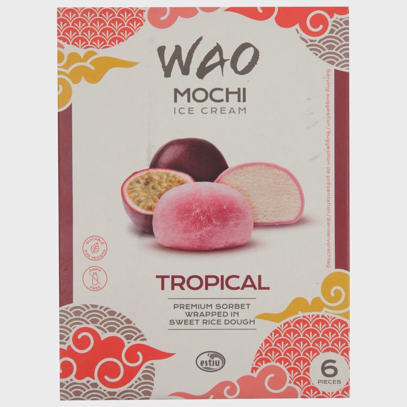 Vaisių sk. valg. ledai WAO MOCHI, 216ml/210g