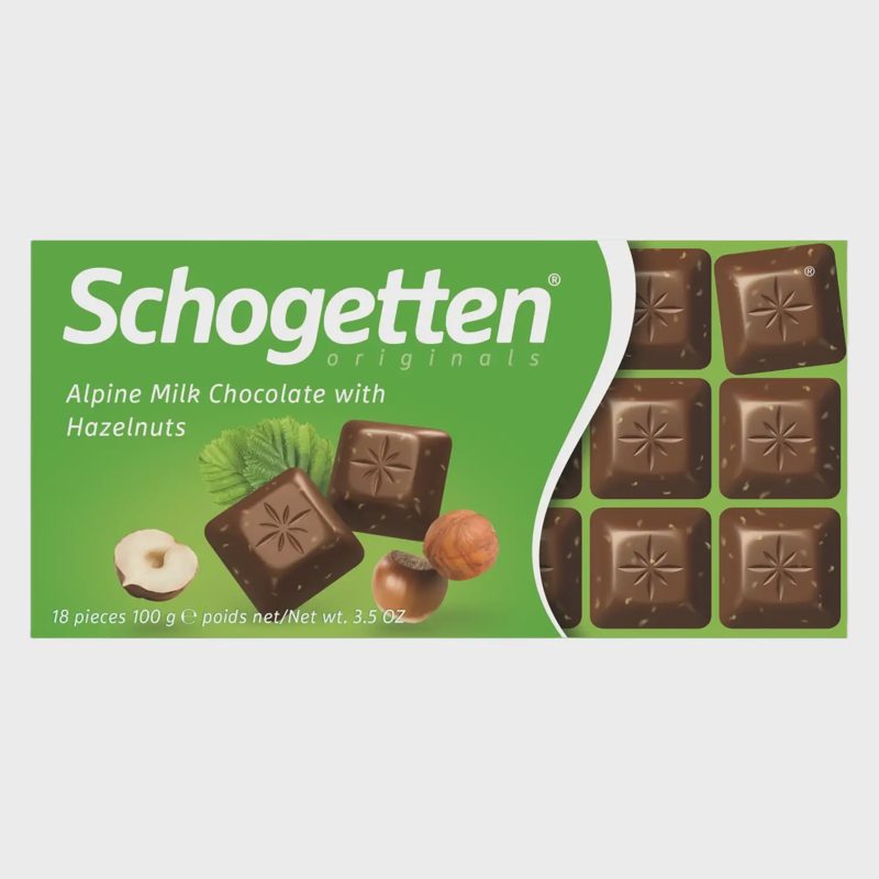 Šokoladas SCHOGETTEN HAZELNUTS, 100 g