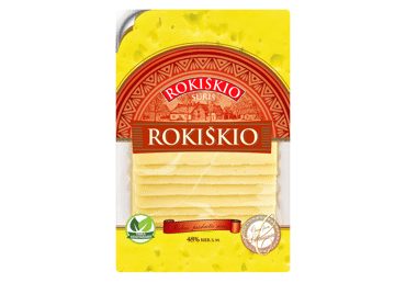 Sūris ROKIŠKIO, 48 %, riek., 150 g